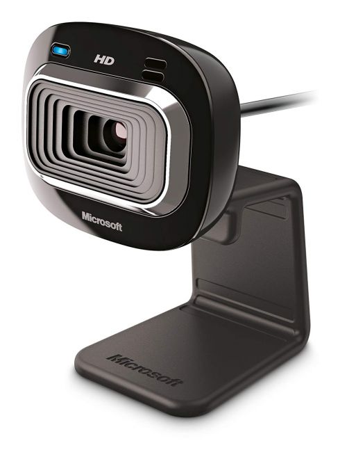 Microsoft LifeCam HD 3000 1MP 30 FPS 1280 x 720 Pixels Resolution USB 2.0 Black Webcam