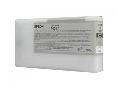 Epson T6537 Light Black Ink Cartridge 200ml - C13T653700