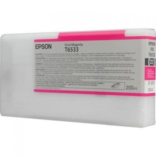 Epson T6533 Vivid Magenta Ink 200ml - C13T653300