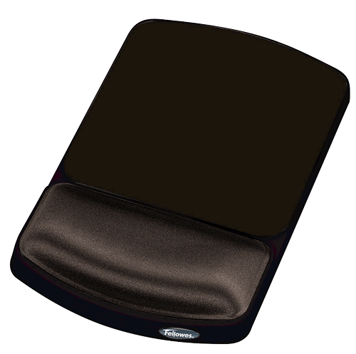 Fellowes Height Adjustable Premium Gel Mouse Pad and Wrist Rest Graphite 9374001