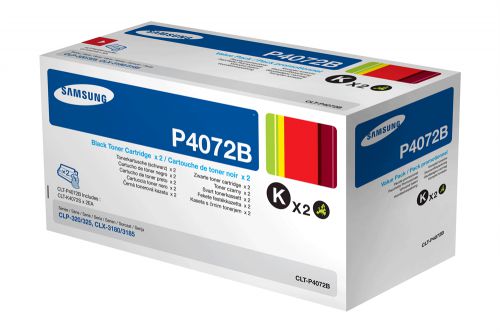 CLP320 BLACK TONER TWIN PACK