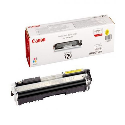 Canon 729Y Yellow Standard Capacity Toner Cartridge 1k pages - 4367B002