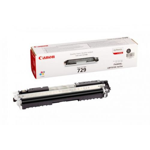 Canon 729BK Black Standard Capacity Toner Cartridge 1.2k pages - 4370B002
