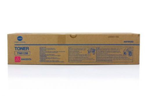 Konica Minolta TN612M Magenta Toner Cartridge 25k pages for Bizhub PRO C5501/PRO C6501- A0VW350