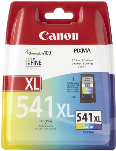 Canon CL541XL Cyan Magenta Yellow High Capacity Ink Cartridge 15ml - 5226B001
