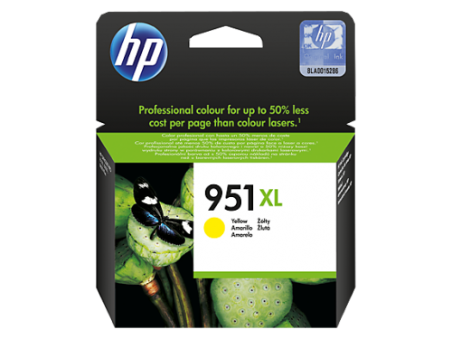 OEM HP 951XL High Yield Yellow 1500 Pages Original Ink CN048AE