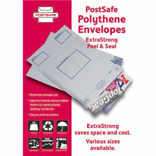 PostSafe Extra Strong Env DX 400x430mm Opaque (PK20)
