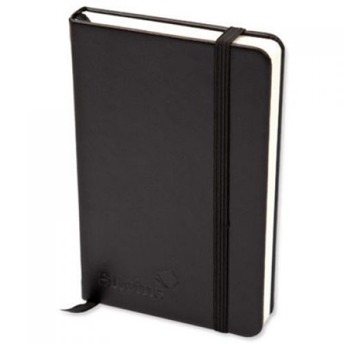 Silvine Executive Soft Feel Notebook A4 160pg Black 198BK