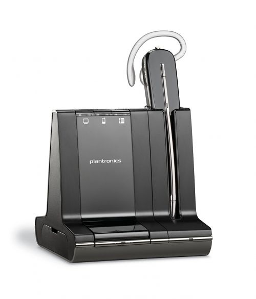 Plantronics Savi W740 Black Wireless Headset 83542-12