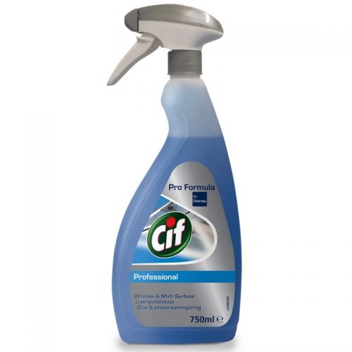 Cif Professional Window & Multi Surface Cleaner 750ml