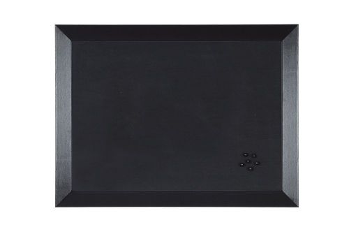 Bi-Office Kamashi Tram Black Foam Noticeboard Aluminium Frame 600x450mm