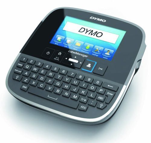 Dymo LabelManager 500 Touch Screen Desktop Label Printer QWERTY Keyboard Black/Silver
