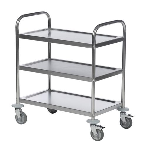Konga stainless steel shelf trolleys - 3 Tier
