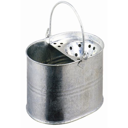 ValueX Galvanised Steel Bucket With Wringer 13 Litre - 0907006  22728CP