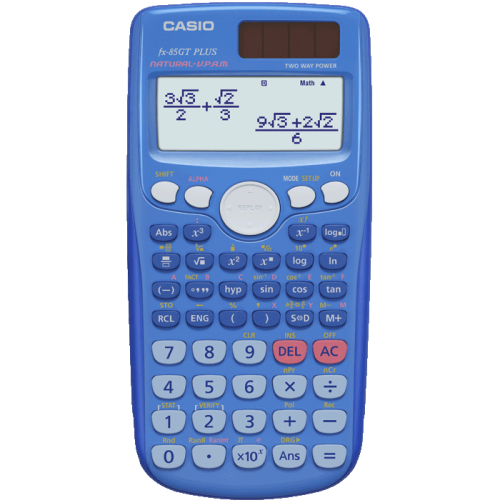 Casio FX85GTPLUS Twin-Power Scientific Calculator Blue