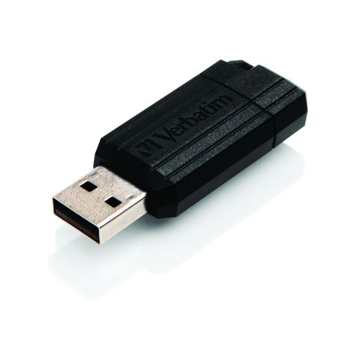 Verbatim USB 2.0 Drive 64GB Store'N'Go Pinstripe Black 49065