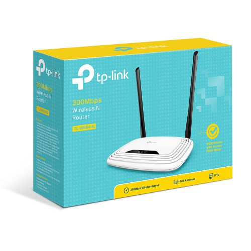 TP LINK 300Mbit WLAN N Router 4 Port 8TPTLWR841N Buy online at Office 5Star or contact us Tel 01594 810081 for assistance