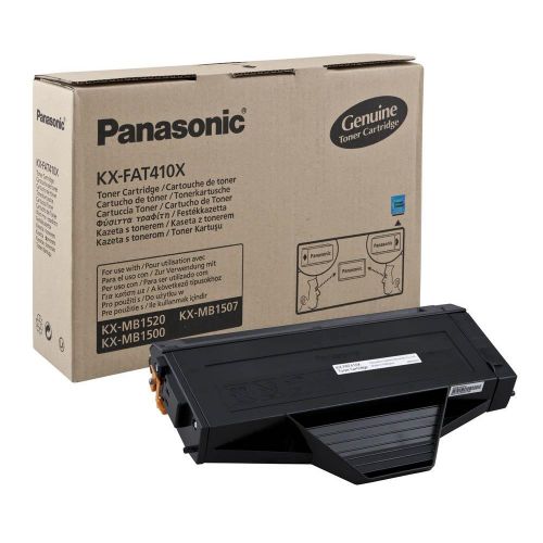 Panasonic KX-FAT410X Toner Cartridge for WORKiO KX-MB1520 Mono Laser Printers Black (Yield 2500 Pages)