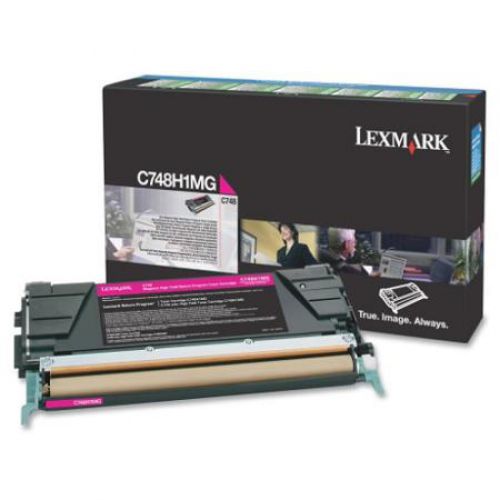Lexmark Return Program (High Yield: 10,000 Pages) Magenta Toner Cartridge for C748 Printers