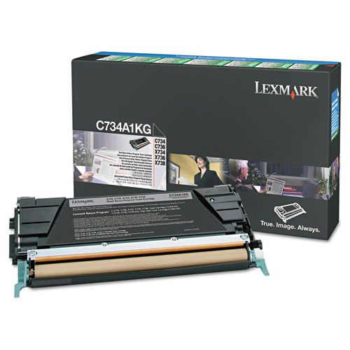 LEC746H1KG - Lexmark Black Toner Cartridge 12K pages - C746H1KG
