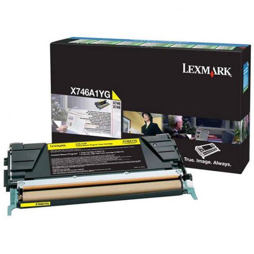Lexmark X746/748 Yellow Return Prog Toner