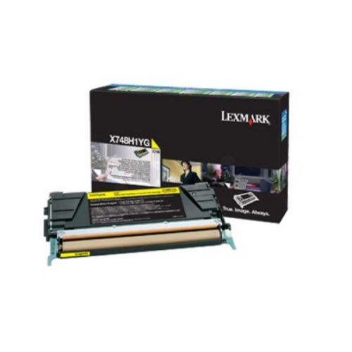 Lexmark Return Program (High Yield: 10000 Pages) Yellow Toner Cartridge for X748 Printers