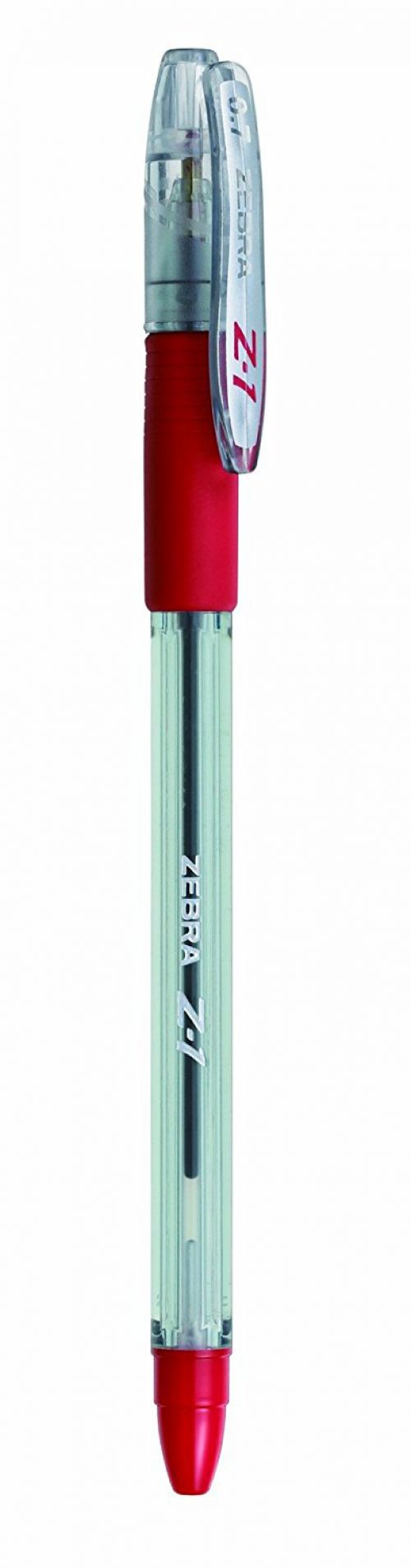 Zebra Z1 Smooth Ballpoint Pen 1.0mm Tip 0.4mm Line Red (Pack 12)