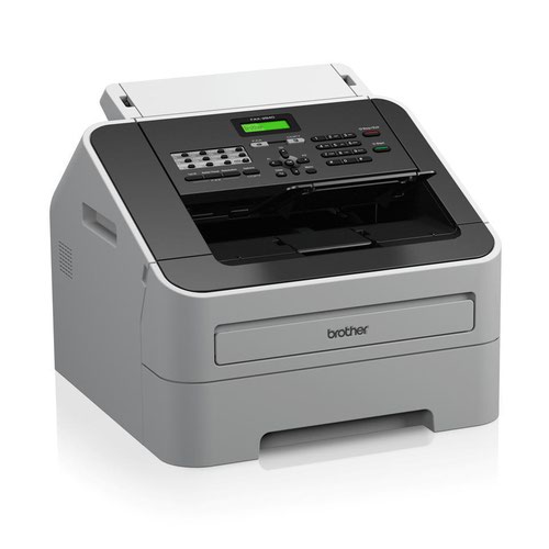 Brother FAX-2940 High-Speed Laser Fax Machine White FAX2940ZU1