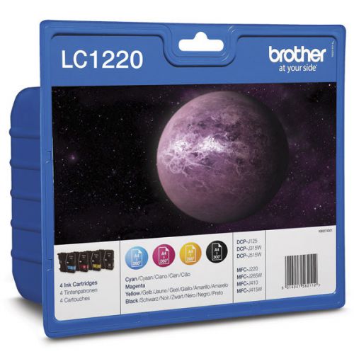 BRLC1220VALBP | Brother original supplies maintain top quality results & offer great value for money. These inks are specially designed to give you high quality results from your Brother printing technology every time. Low cost individual cartridges, just replace the empty colour cartridge reducing wastage and cost.
