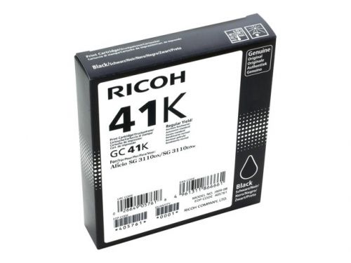 Ricoh SG2100 Black Gel Ink Hi Yld GC41K  405761