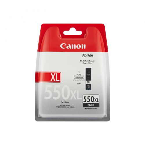 Canon 6431B001 (PGI-550 PGBKXL) Ink Cartridge Black 500 Pages 22ml