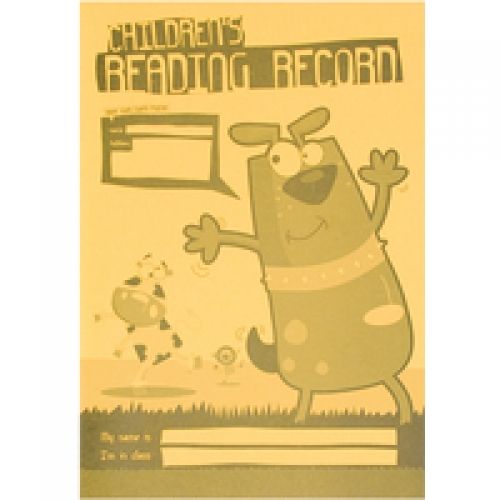 Silvine Childrens Reading Record Book A5 40 Pages Featuring 200 Records Yellow (Pack 25) - EX210