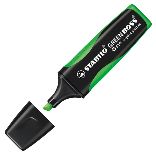 Stabilo Green Boss Highlighter Assorted (Pack of 4) 6070/4 - SS43685