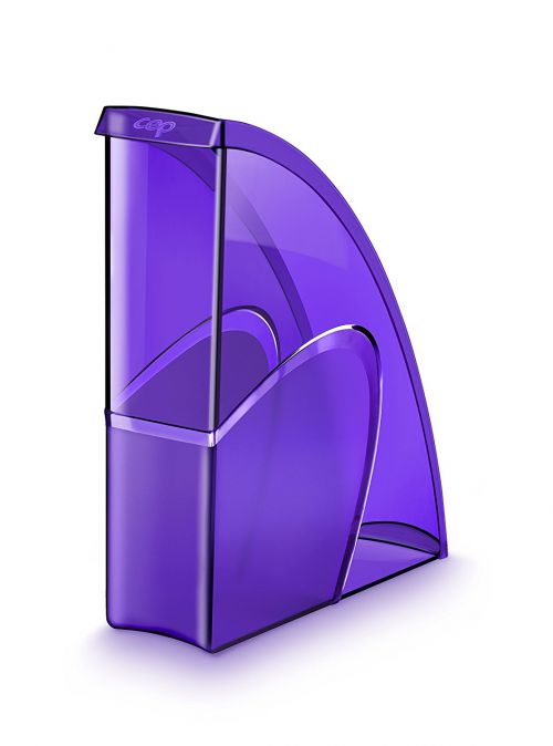 CEP Pro Gloss Magazine File Made From Recyclable; Shock Resistant Polystyrene Purple
