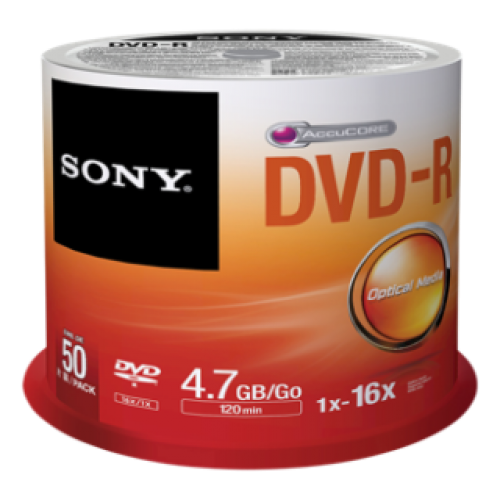 Sony 50 X DVD-R 4.7GB Spindle