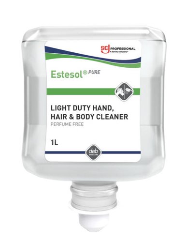 Deb Estesol Pure Hand Cleaning Lotion 1 Litre Cartridge - PUW1L