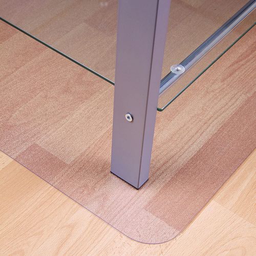 Floortex Chairmat Valuemat Phalate Free PVC for Hard Floors 120 x 75cm Transparent UFC127517EV