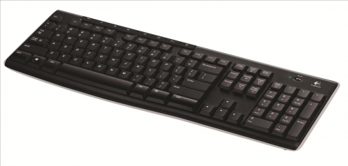 8LO920003745 | This Logitech K270 Wireless Keyboard helps to makes computing simple as you simply have to plug the receiver into your USB port to start using it.It has an advanced 2.4 GHz wireless connection that gives you excellent signal and automatic frequency switching helps prevent drop out. This 920-003745 keyboard also has an automatic standby mode, making your batteries last longer.