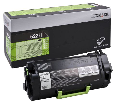 Lexmark 522H Black Toner Cartridge 25K pages - 52D2H00