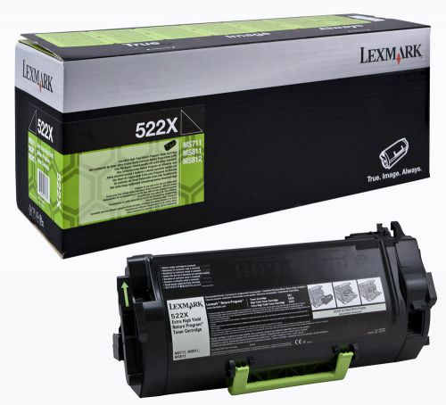 Lexmark Return Program 522X (Yield: 45,000 Pages) (Extra High Yield Black Toner Cartridge
