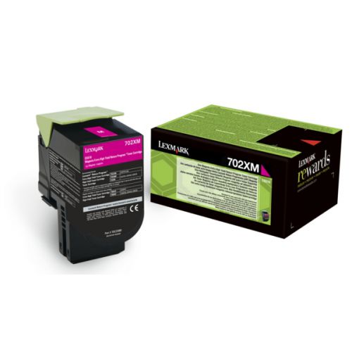 Lexmark 702XM Ext High Yield Return Magen Toner 4K