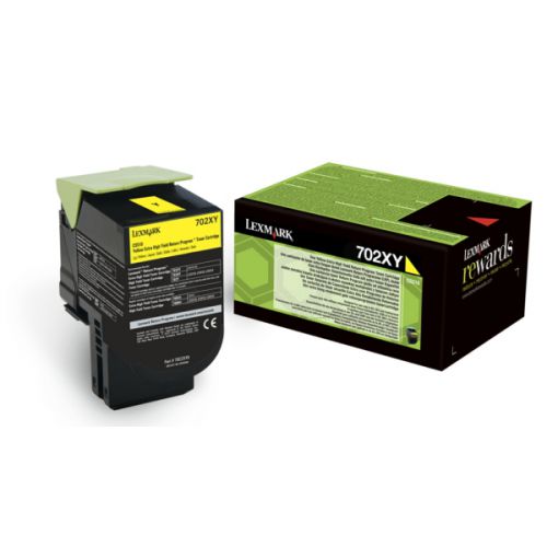 Lexmark 702XY Ext High Yield Return Yello Toner 4K