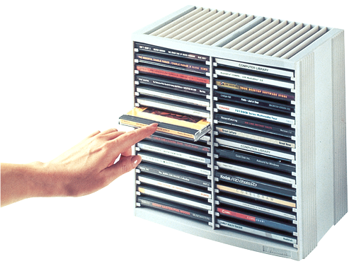 Fellowes CD Storage Spring Case (Platinum Grey)