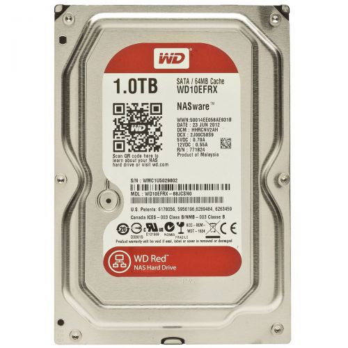 Western Digital Red 1TB 3.5 Inch SATA Desktop Internal Hard Drive