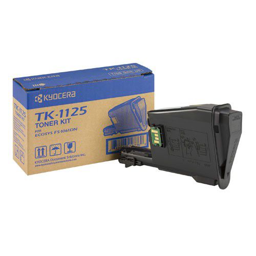 Kyocera TK1125 Black Toner Cartridge 2.1k pages - 1T02M70NL1