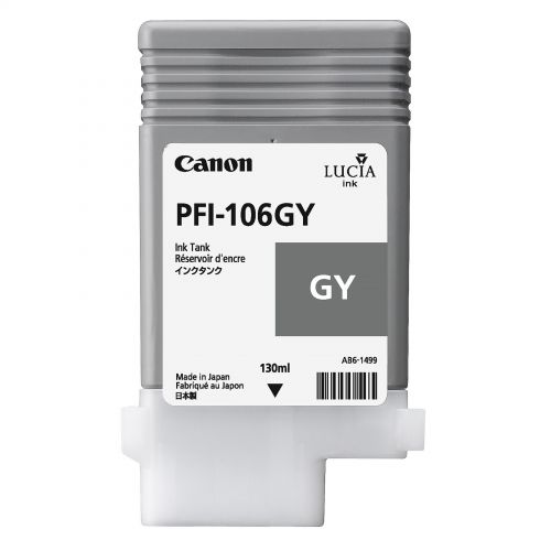 Canon 6630B001 PFI106 Grey Ink 130ml