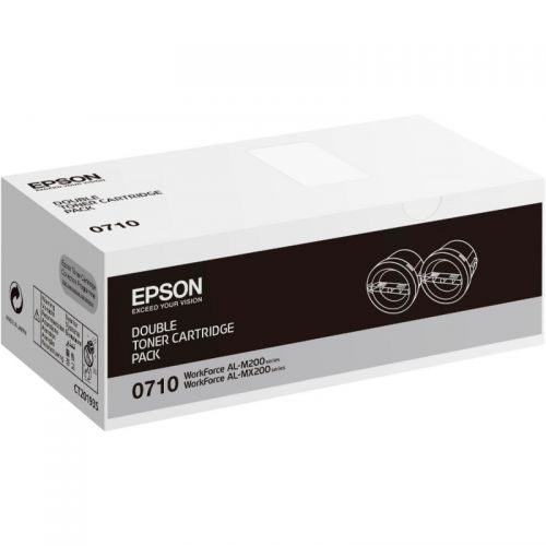 Epson C13S050710 0710 Toner 2x2.5K Twinpack