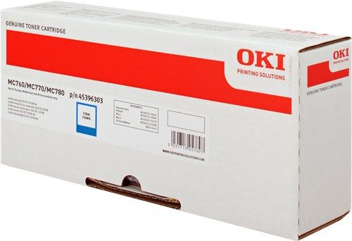 OKI Cyan Toner Cartridge 6K pages - 45396303 Oki Systems