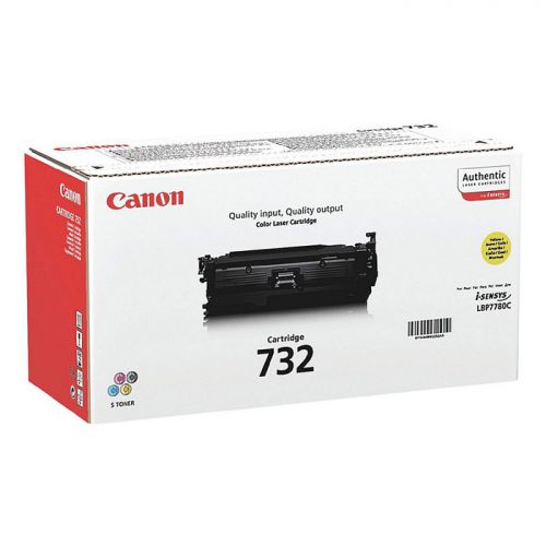 Canon 732Y Yellow Standard Capacity Toner Cartridge 6.4k pages - 6260B002