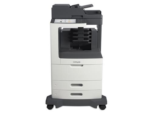 Lexmark MX812dme Mono Laser Multifunction Printer (Print/Scan/Copy/Fax) 1GB (10.2 inch) Colour Touchscreen 66ppm (Mono) with 4-Bin Mailbox